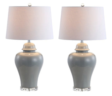 Winnie 27" Ceramic Urn LED Table Lamp - JONATHAN Y